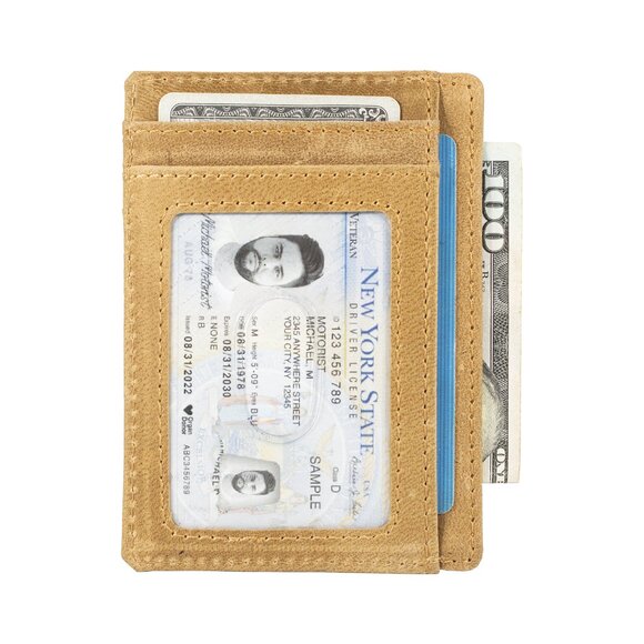 Leather Credit Card Holder for Men - Picture 9 of 15